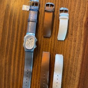 Philip Stein Natural Frequency Technology Women’s Signature Watch with 3 Bands